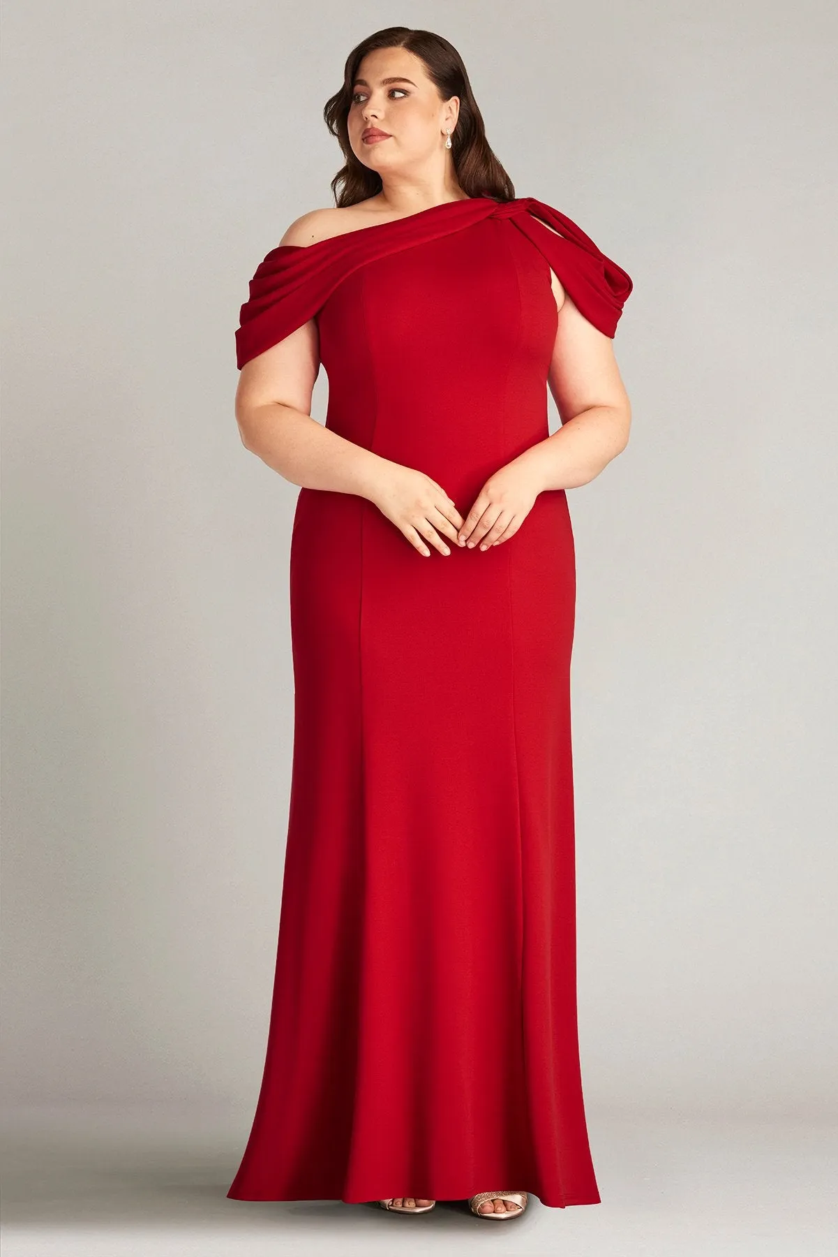 Copley Shoulder Drape Gown - PLUS SIZE sold by Lord & Taylor product image thumbnail 4
