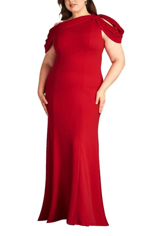 Copley Shoulder Drape Gown - PLUS SIZE sold by Lord & Taylor
