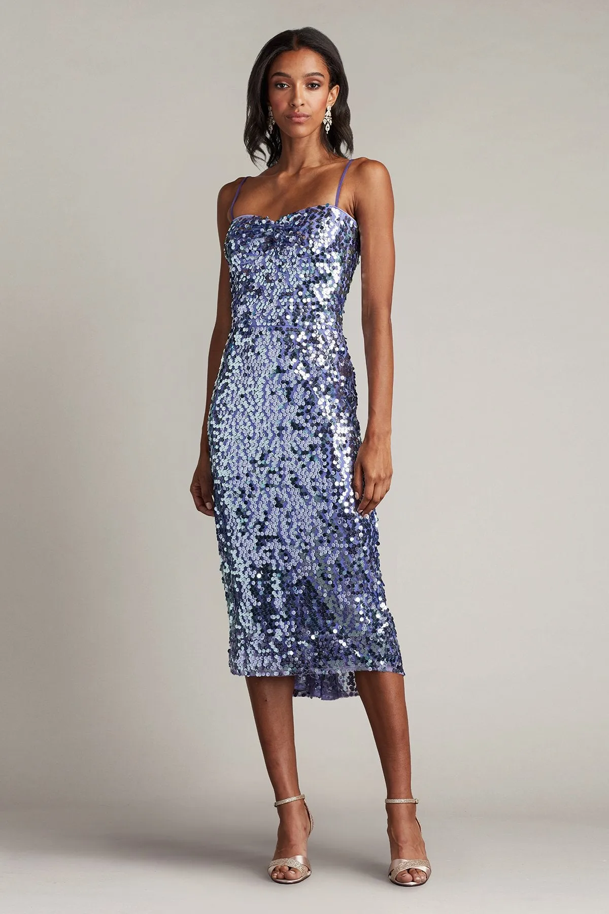 Mikala Sequin Corset Back Midi Dress sold by Lord & Taylor product image thumbnail 3
