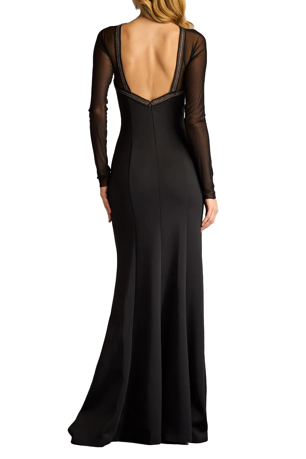 Savoy Sheer Sleeve Gown sold by Lord & Taylor product image thumbnail 2