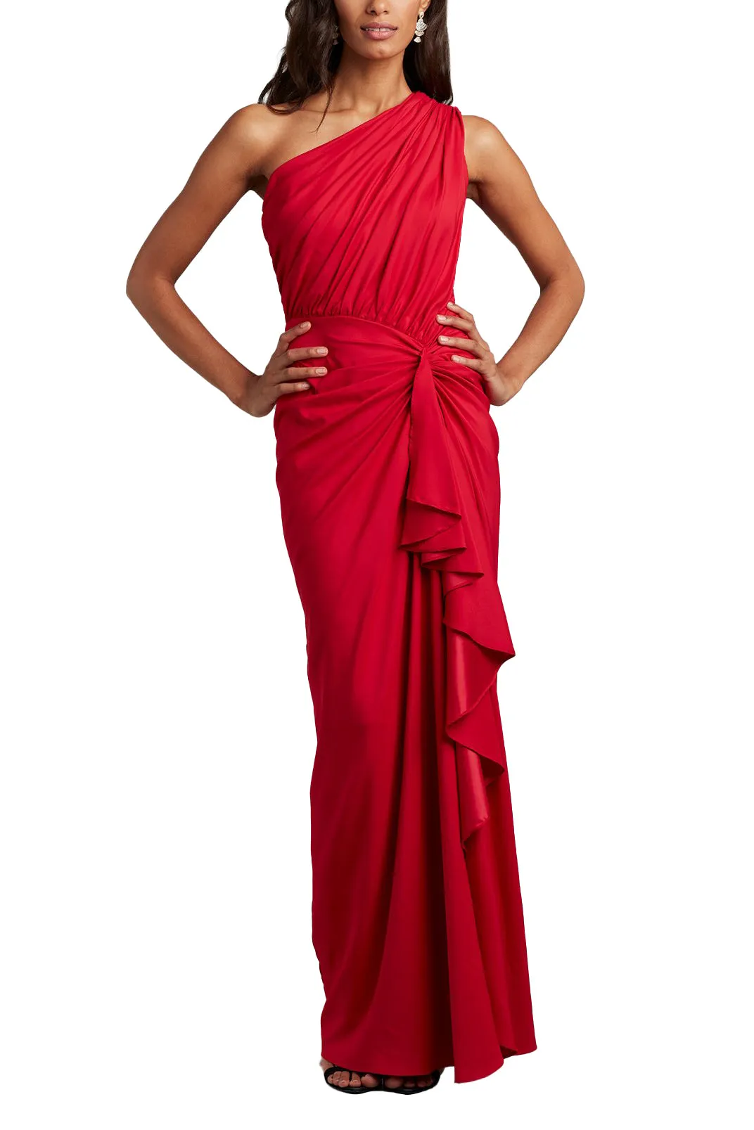 Lena Waterfall Drape Gown sold by Lord & Taylor product image thumbnail 3