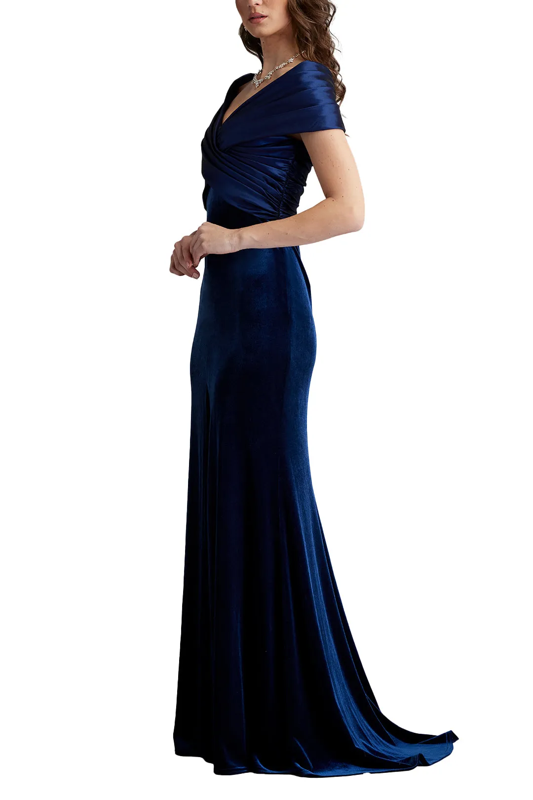 Baxter Portrait Collar Gown sold by Lord & Taylor product image thumbnail 4