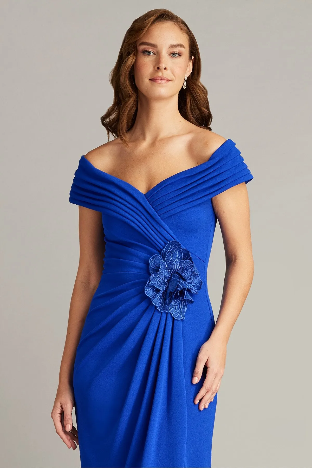 Penn Pleated Drape Gown sold by Lord & Taylor product image thumbnail 5