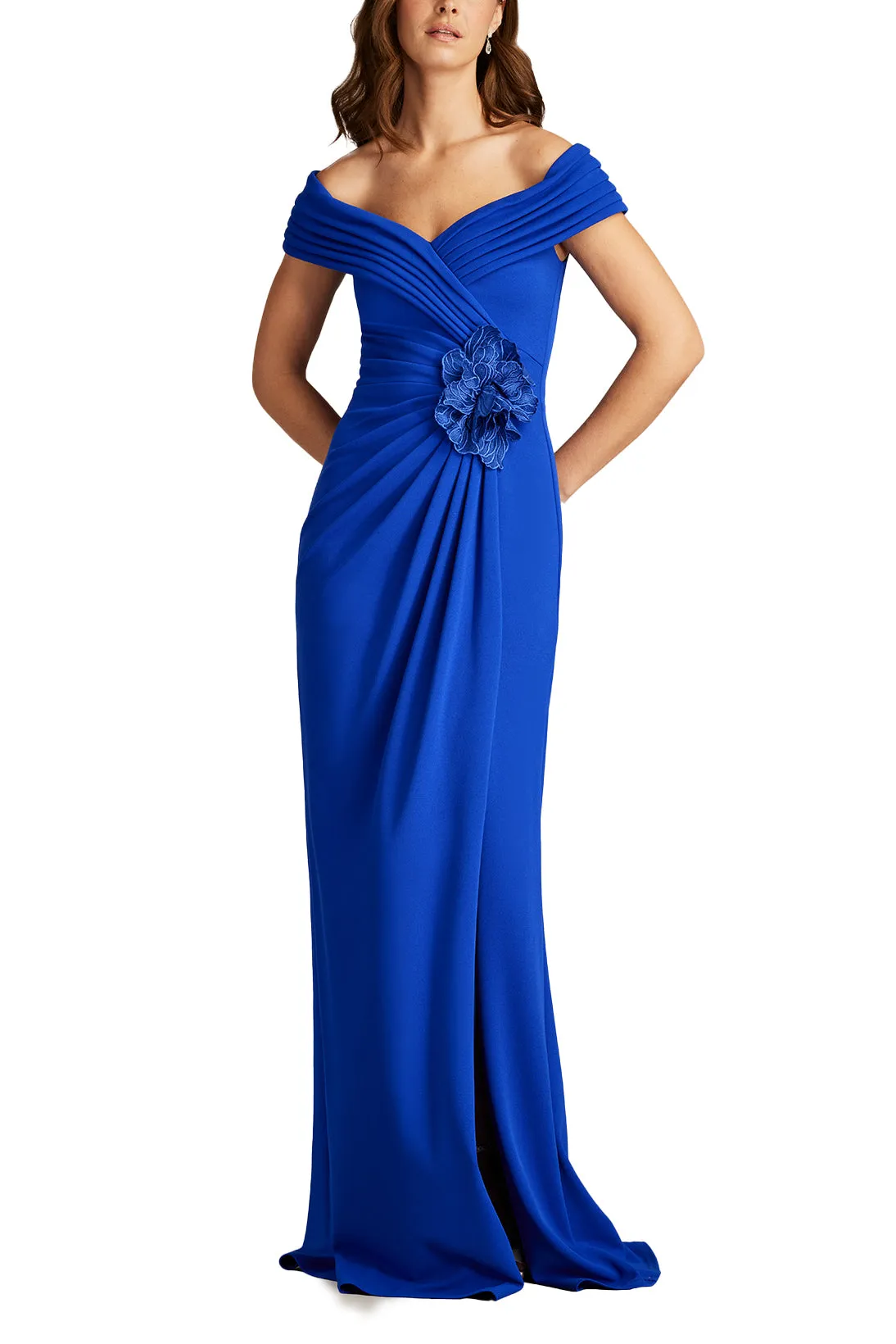 Penn Pleated Drape Gown sold by Lord & Taylor product image thumbnail 3