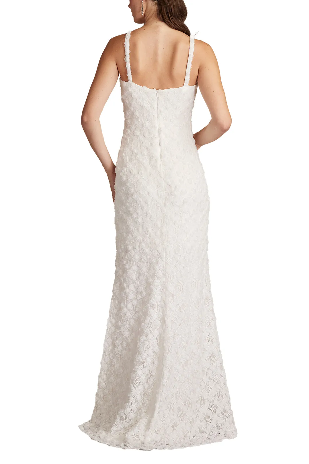 Erma 3D Floral Spaghetti Strap Gown sold by Lord & Taylor product image thumbnail 2