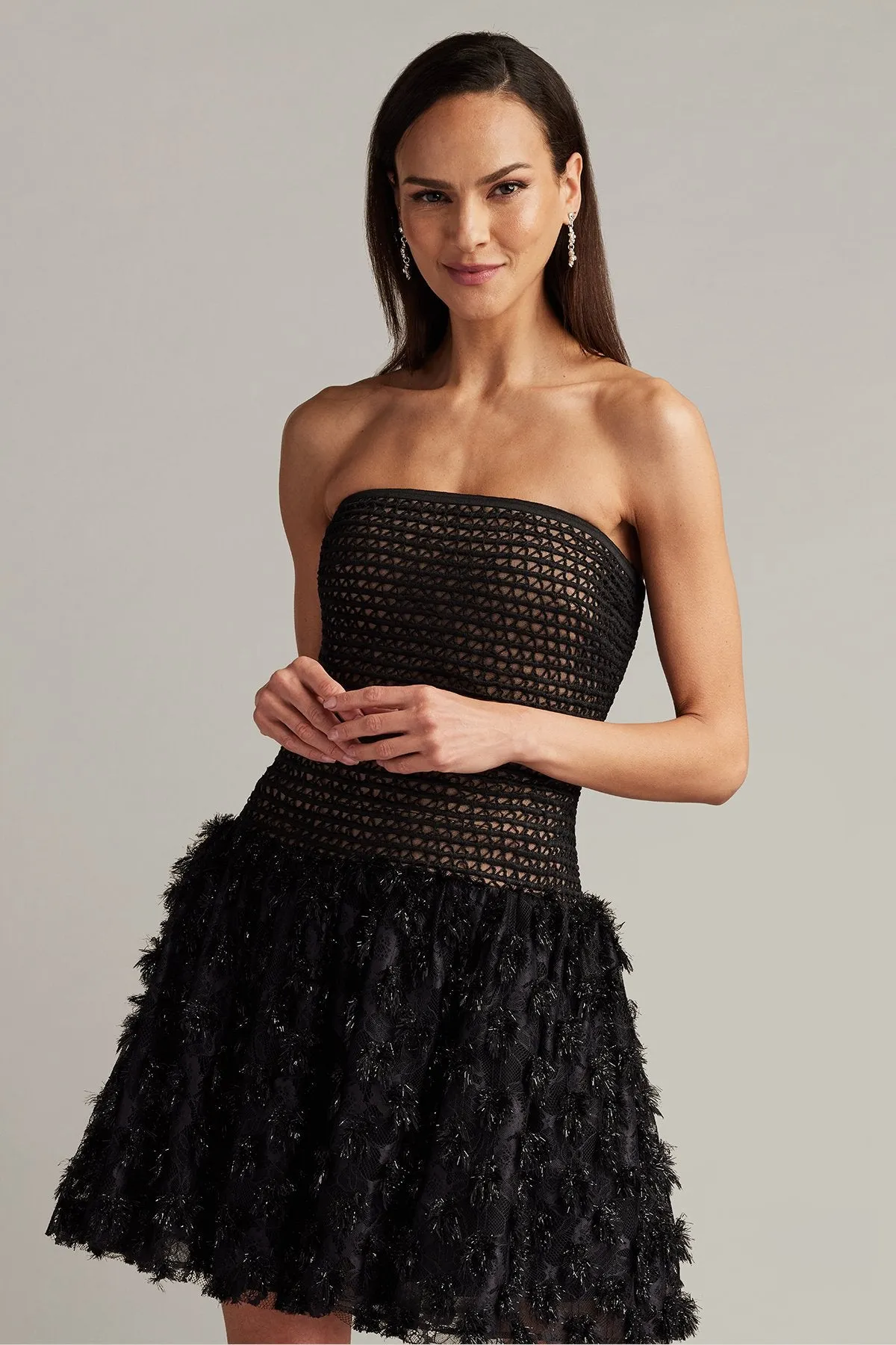 Lula Flower Embellished Mini Dress sold by Lord & Taylor product image thumbnail 5