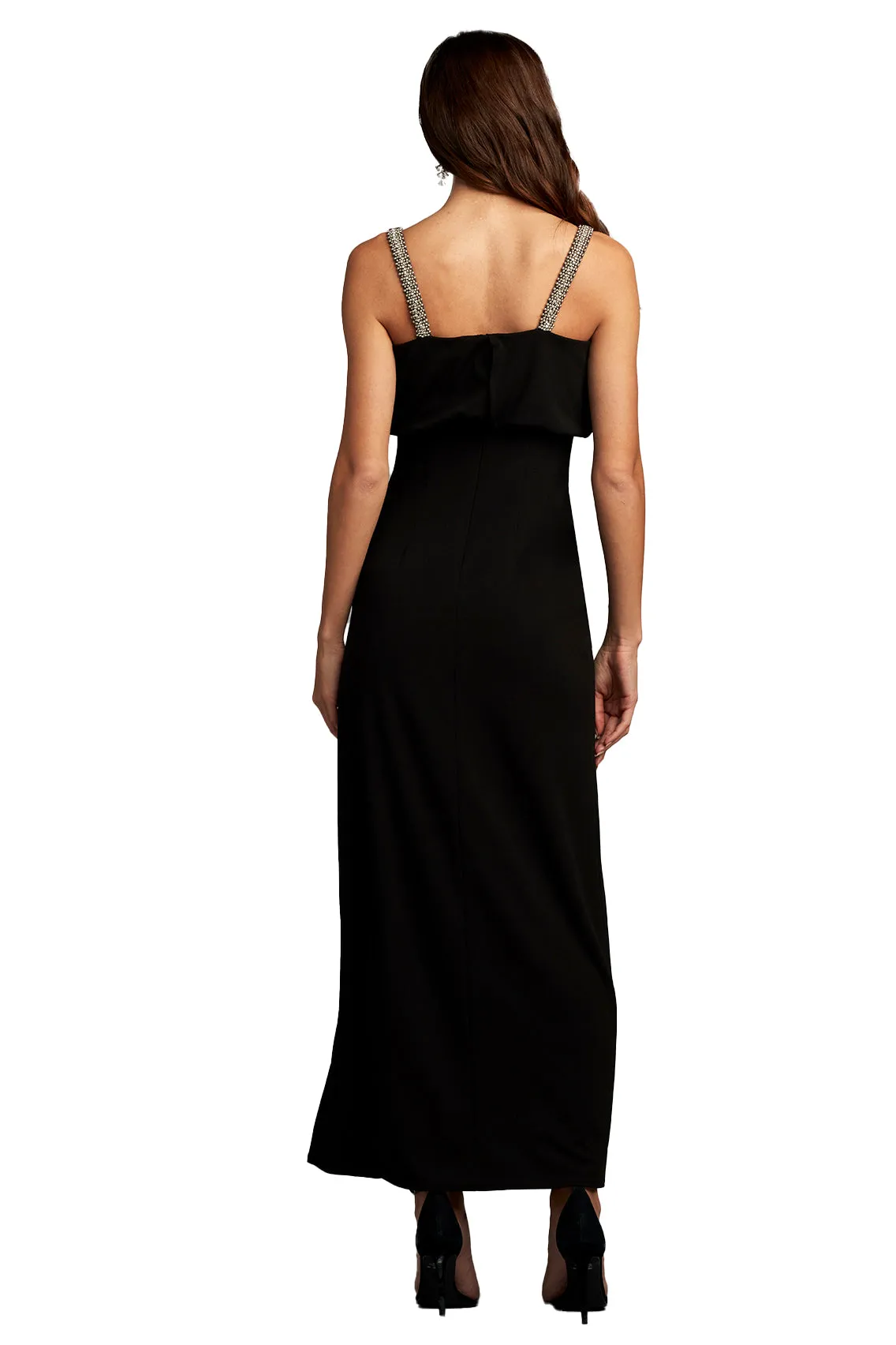 Mora Pearl Strap Blouson Midi Dress sold by Lord & Taylor product image thumbnail 2