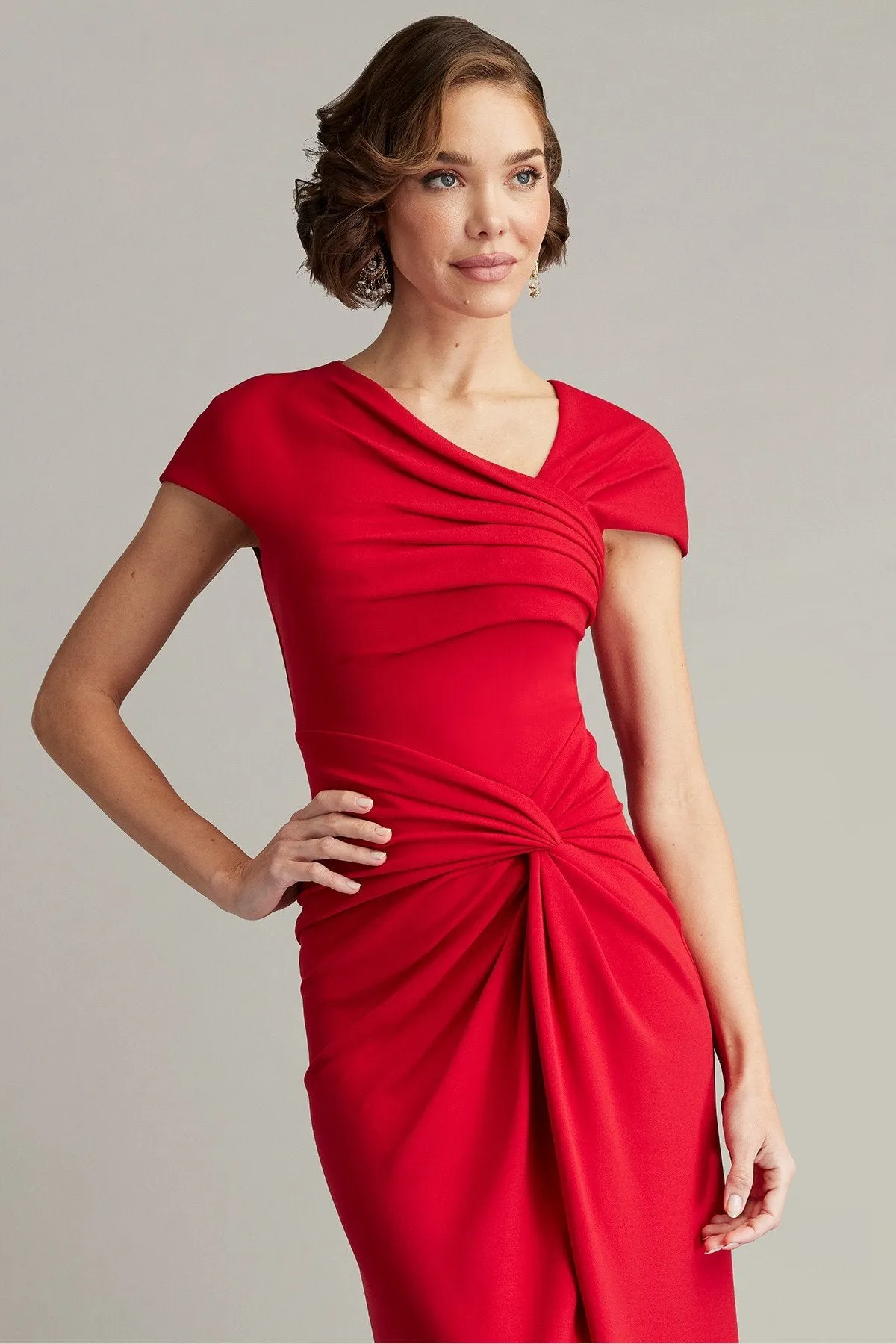 Russo Asymmetric Twist-Knot Gown sold by Lord & Taylor product image thumbnail 5