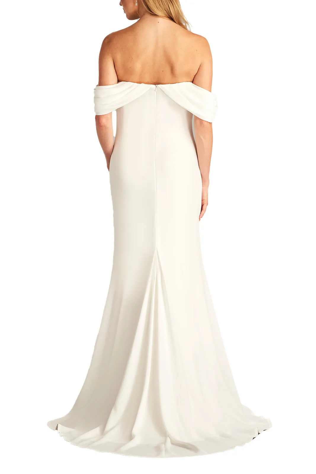 Amishta Off-The-Shoulder Crepe Gown sold by Lord & Taylor product image thumbnail 2