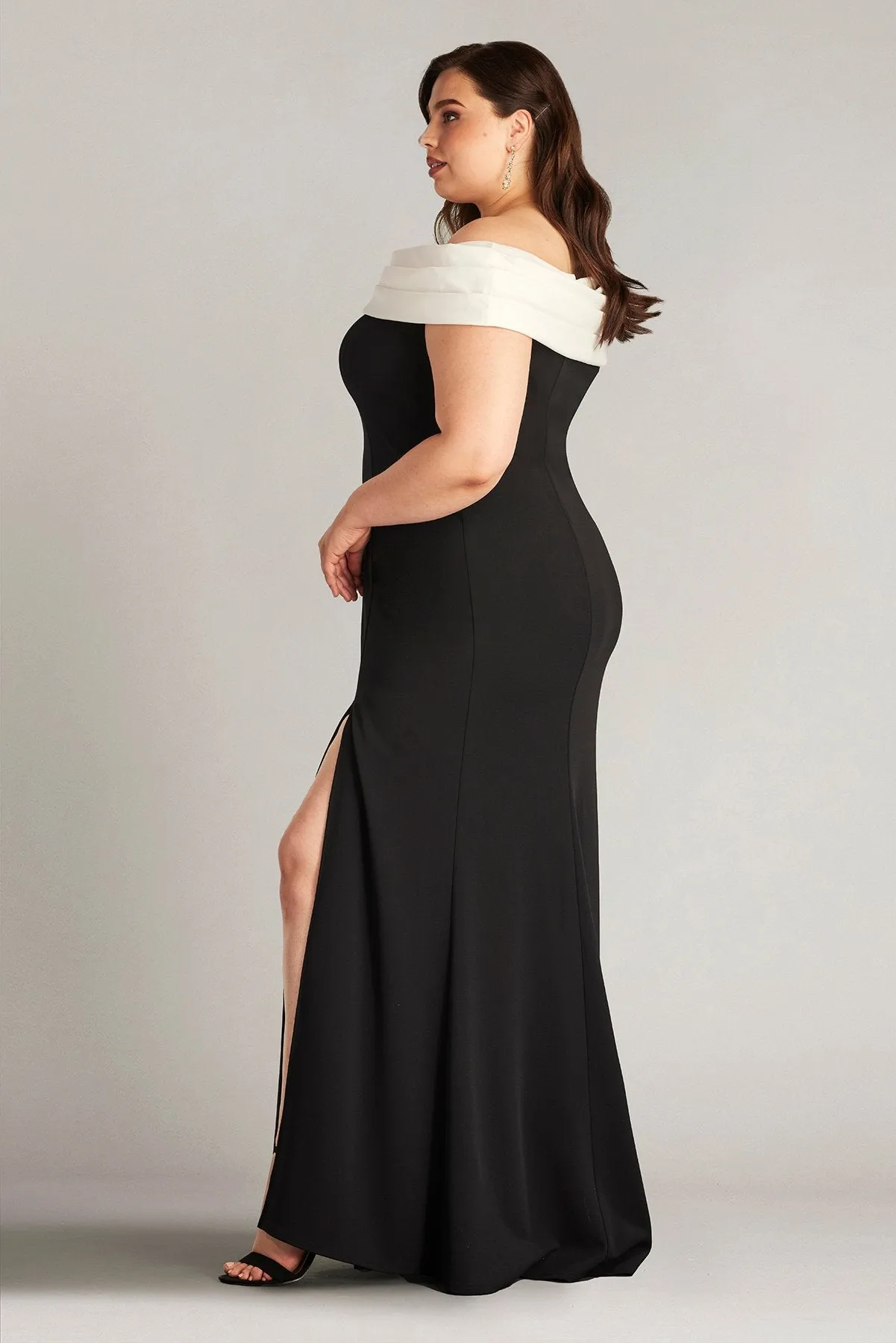 Dalton Two-Tone Off-Shoulder Gown- PLUS SIZE sold by Lord & Taylor product image thumbnail 4