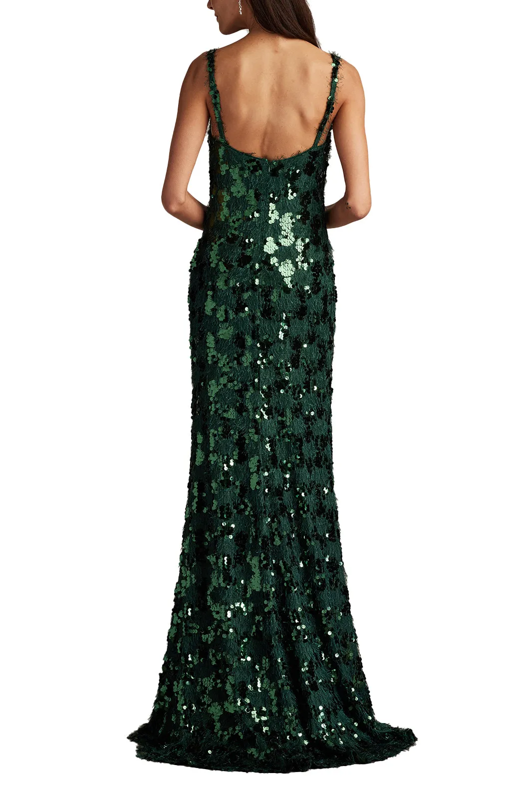 Tinker Sequin Eyelash Fringe Gown sold by Lord & Taylor product image thumbnail 2