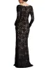 Beloit Ribbon Embroidered Gown sold by Lord & Taylor