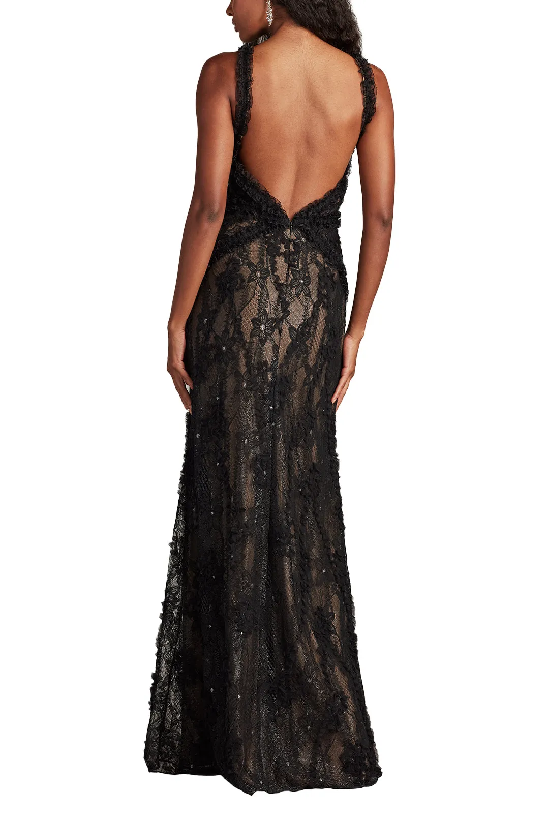Kaiti Embroidered Halter Gown sold by Lord & Taylor product image thumbnail 2