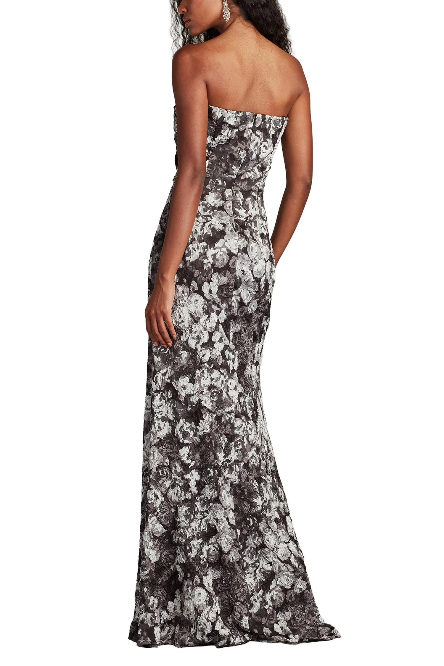 Carnie Strapless Floral Print Gown sold by Lord & Taylor product image thumbnail 4