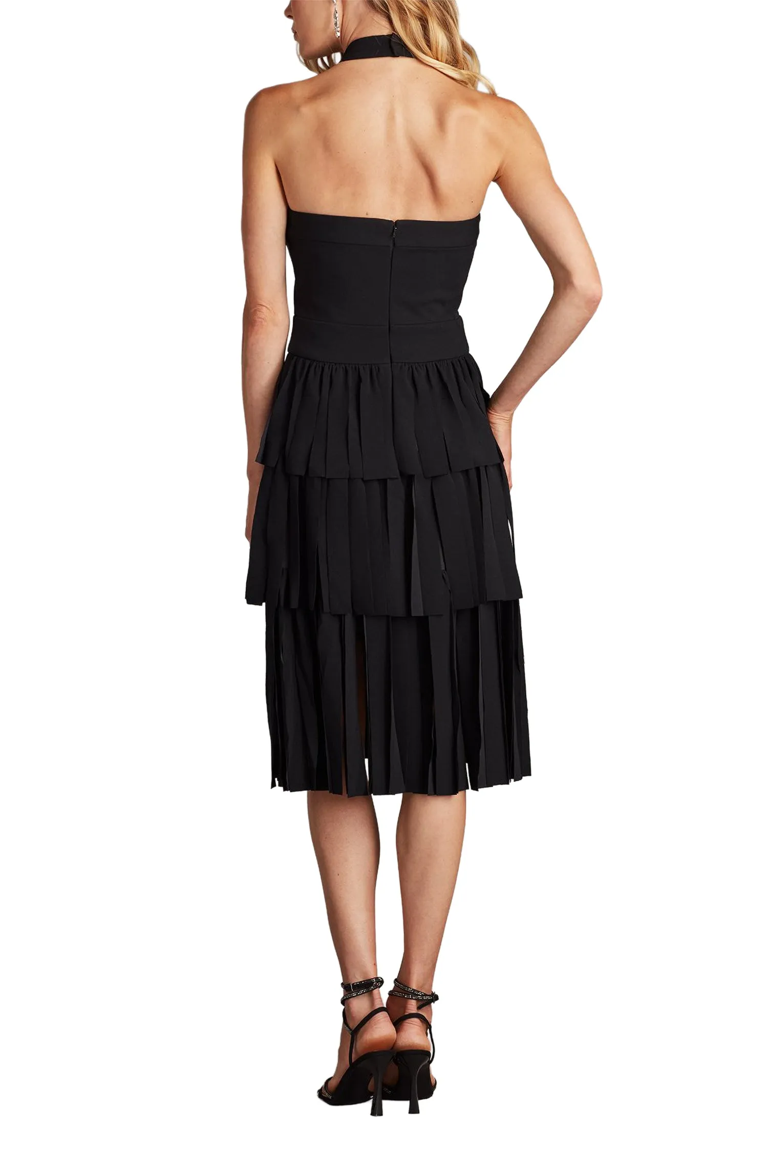Darla Fringe Halter Dress sold by Lord & Taylor product image thumbnail 2