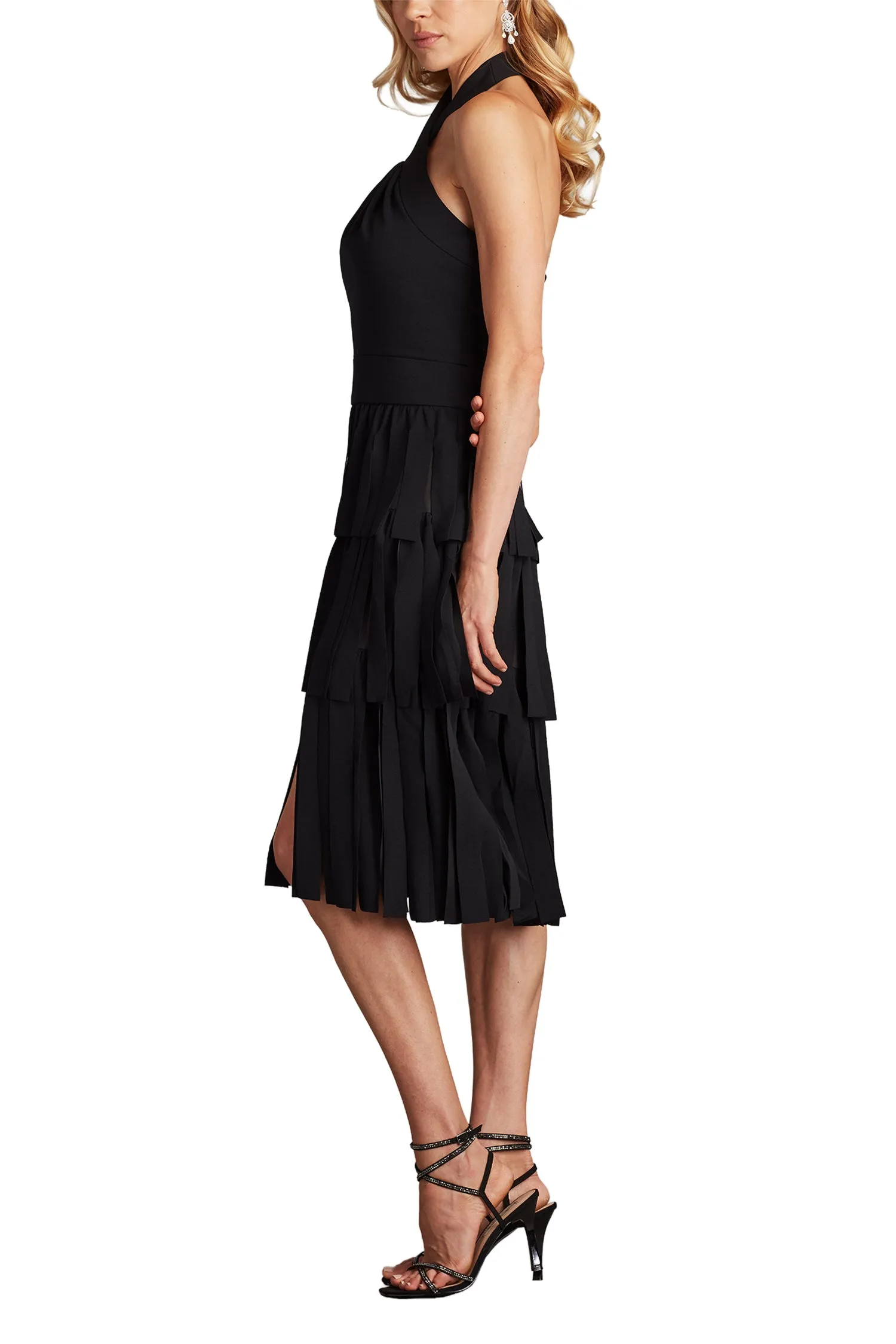 Darla Fringe Halter Dress sold by Lord & Taylor product image thumbnail 3