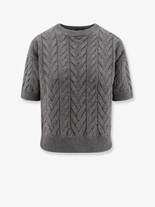 Dominus Wool Sweater with Cable Knit sold by Lord & Taylor