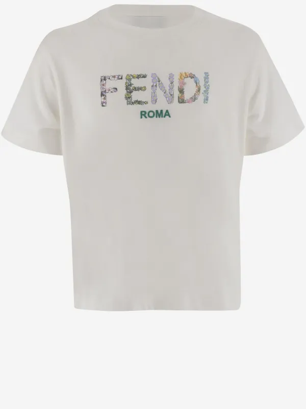Cotton T-Shirt with Embroidered Logo sold by Lord & Taylor