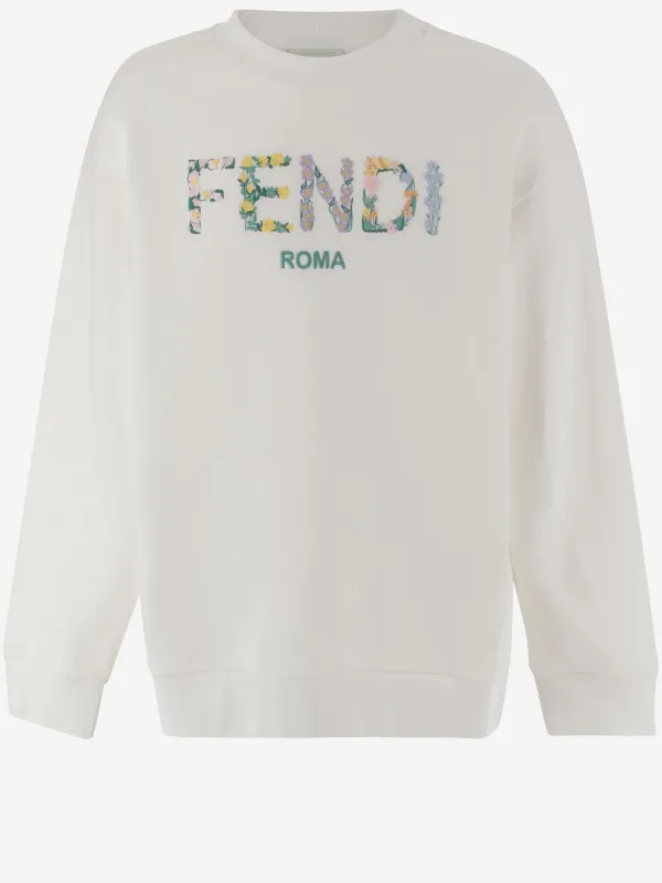 Cotton Sweatshirt with Embroidered Logo sold by Lord & Taylor