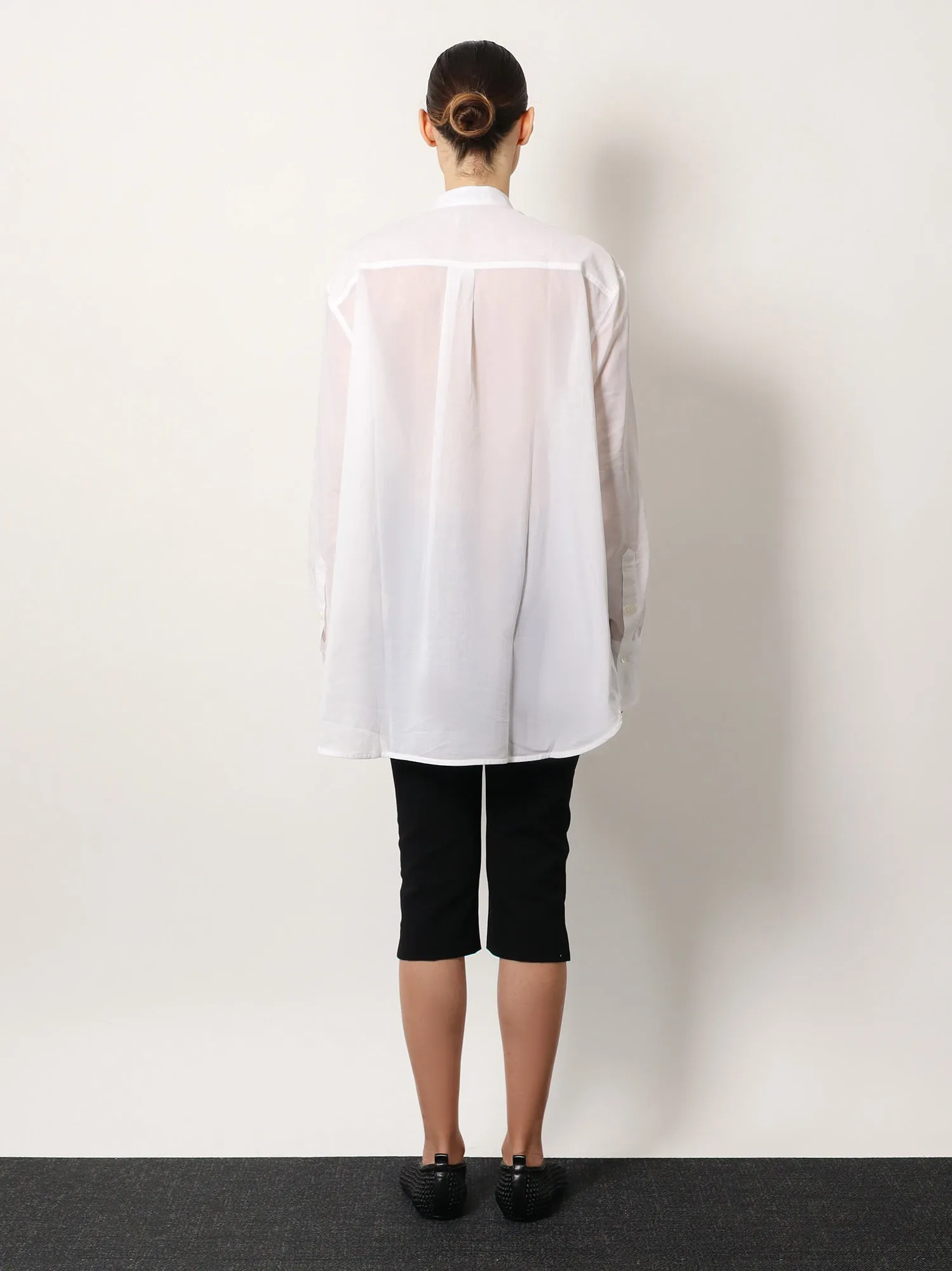 Stand Collar Organic Cotton Shirt sold by Lord & Taylor product image thumbnail 3