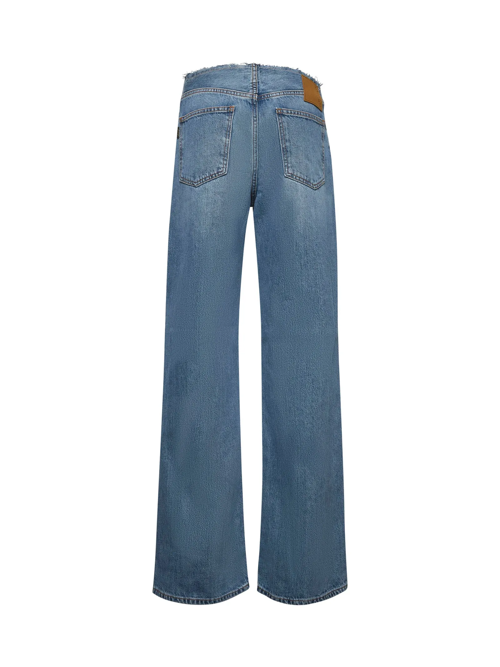Blue Denim Palazzo Jeans sold by Lord & Taylor product image thumbnail 2