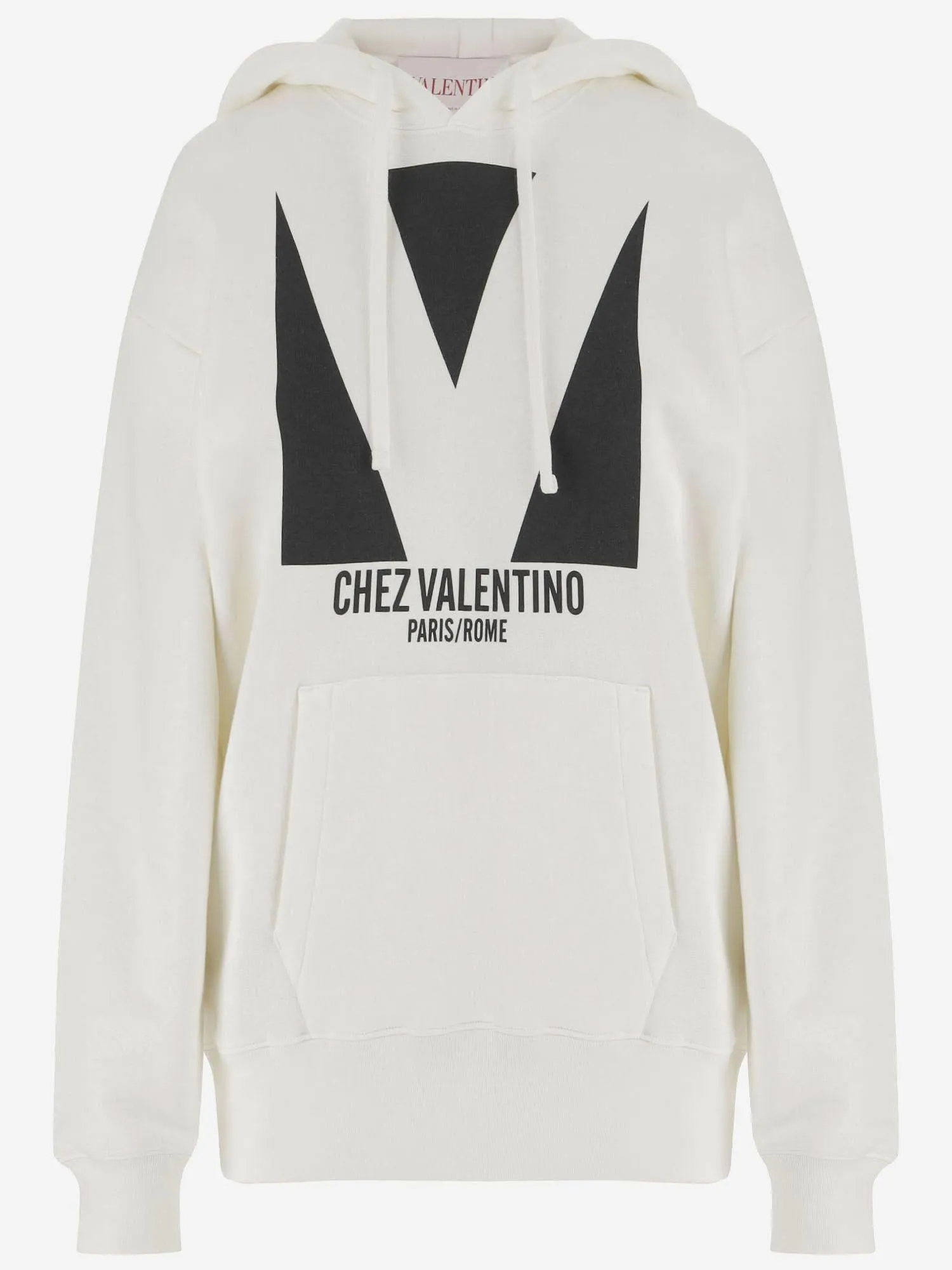 Chez Valentino Print Cotton Hoodie sold by Lord & Taylor product image thumbnail 4