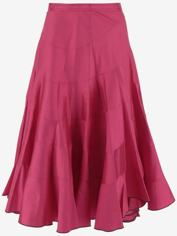 Silk Flared Skirt sold by Lord & Taylor