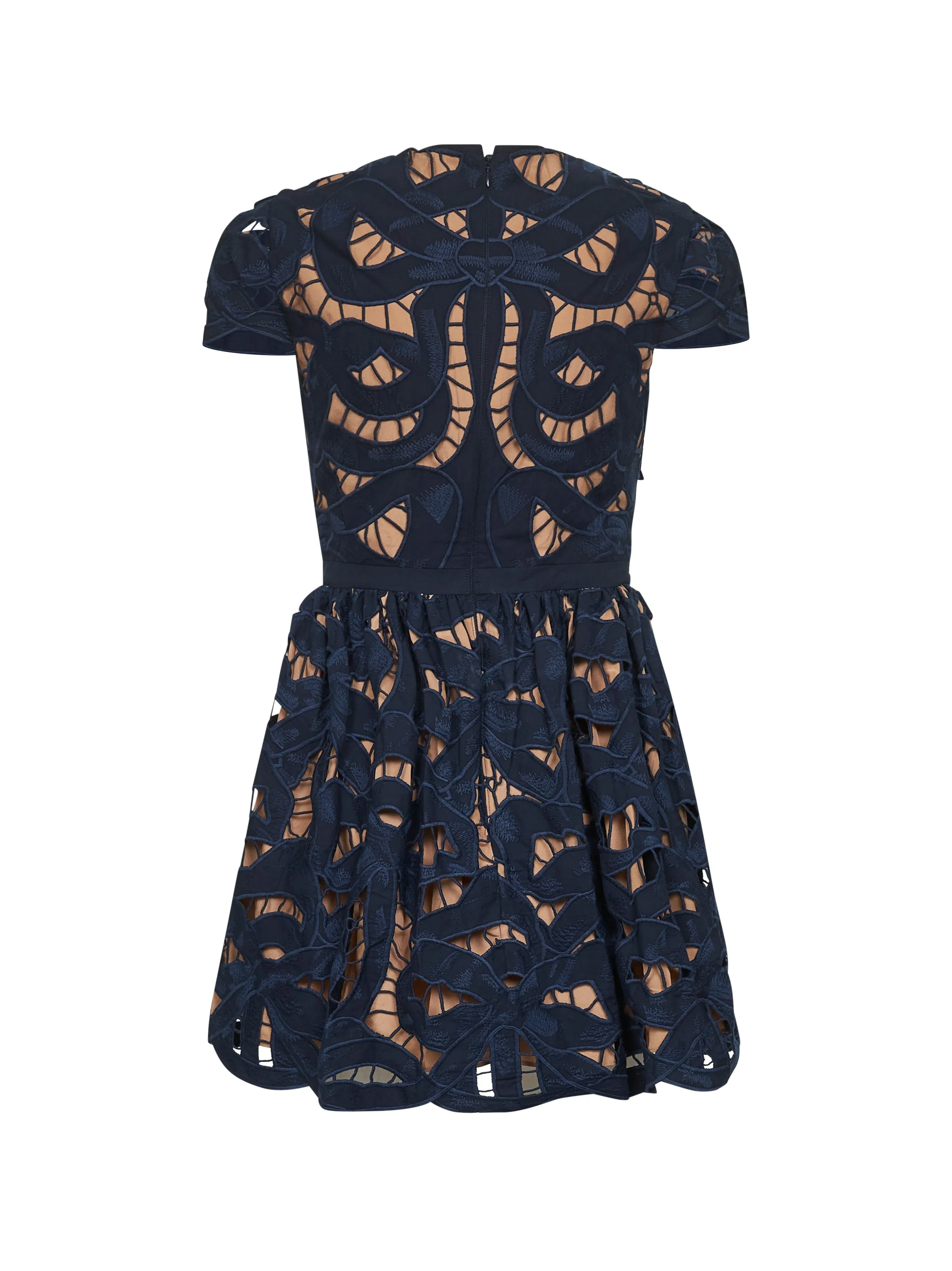 Blue Cotton Poplin Mini Dress with Bow Motif sold by Lord & Taylor product image thumbnail 2