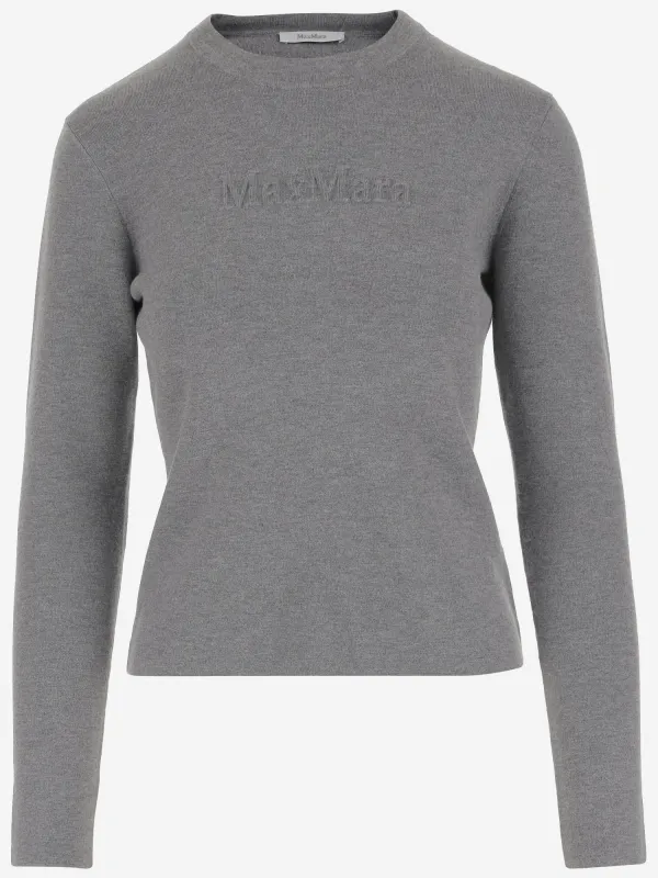 Viscose Blend Knit Sweater made by MaxMara