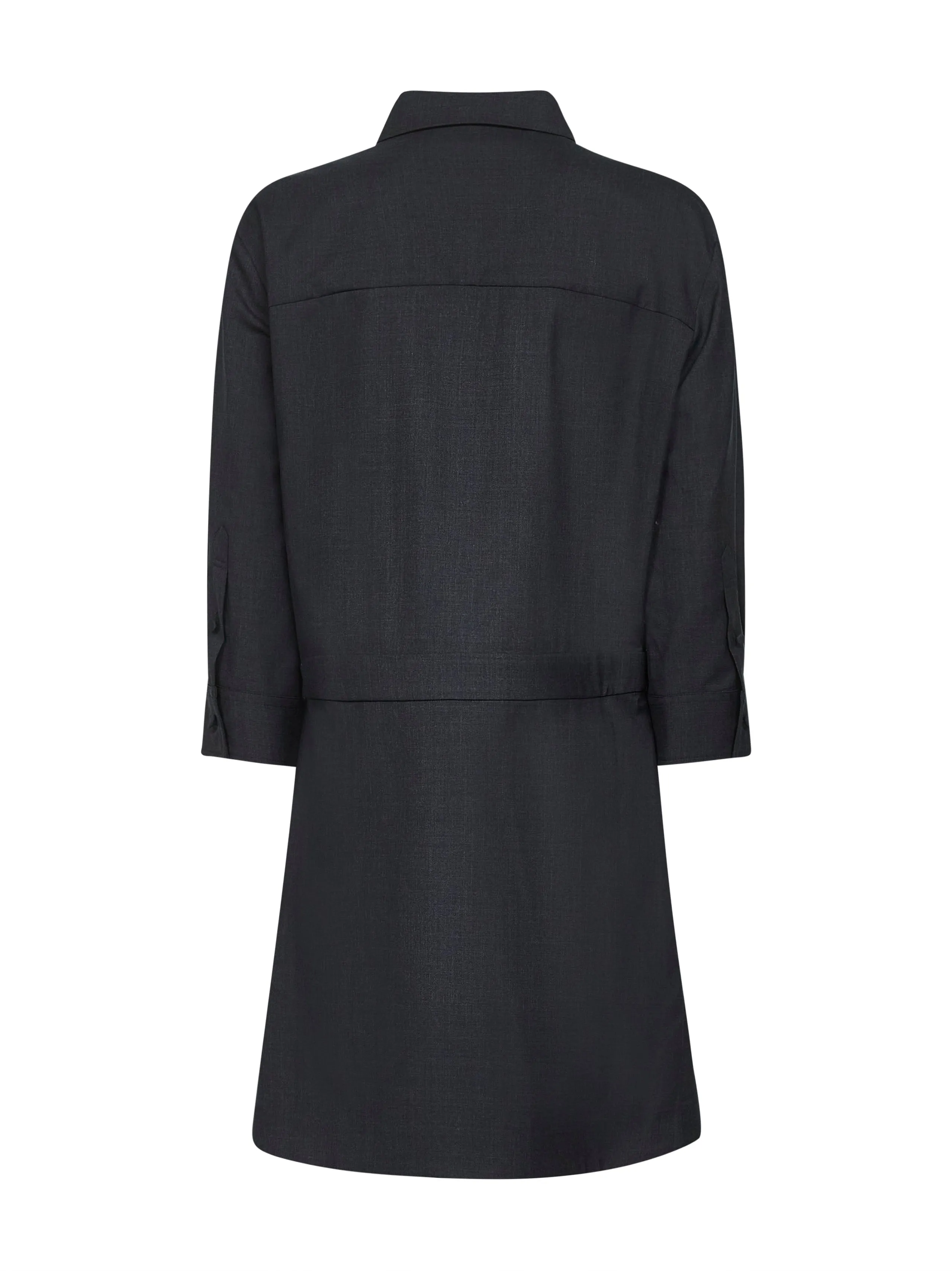 Gray Wool Shirt Dress with Horsebit sold by Lord & Taylor product image thumbnail 2