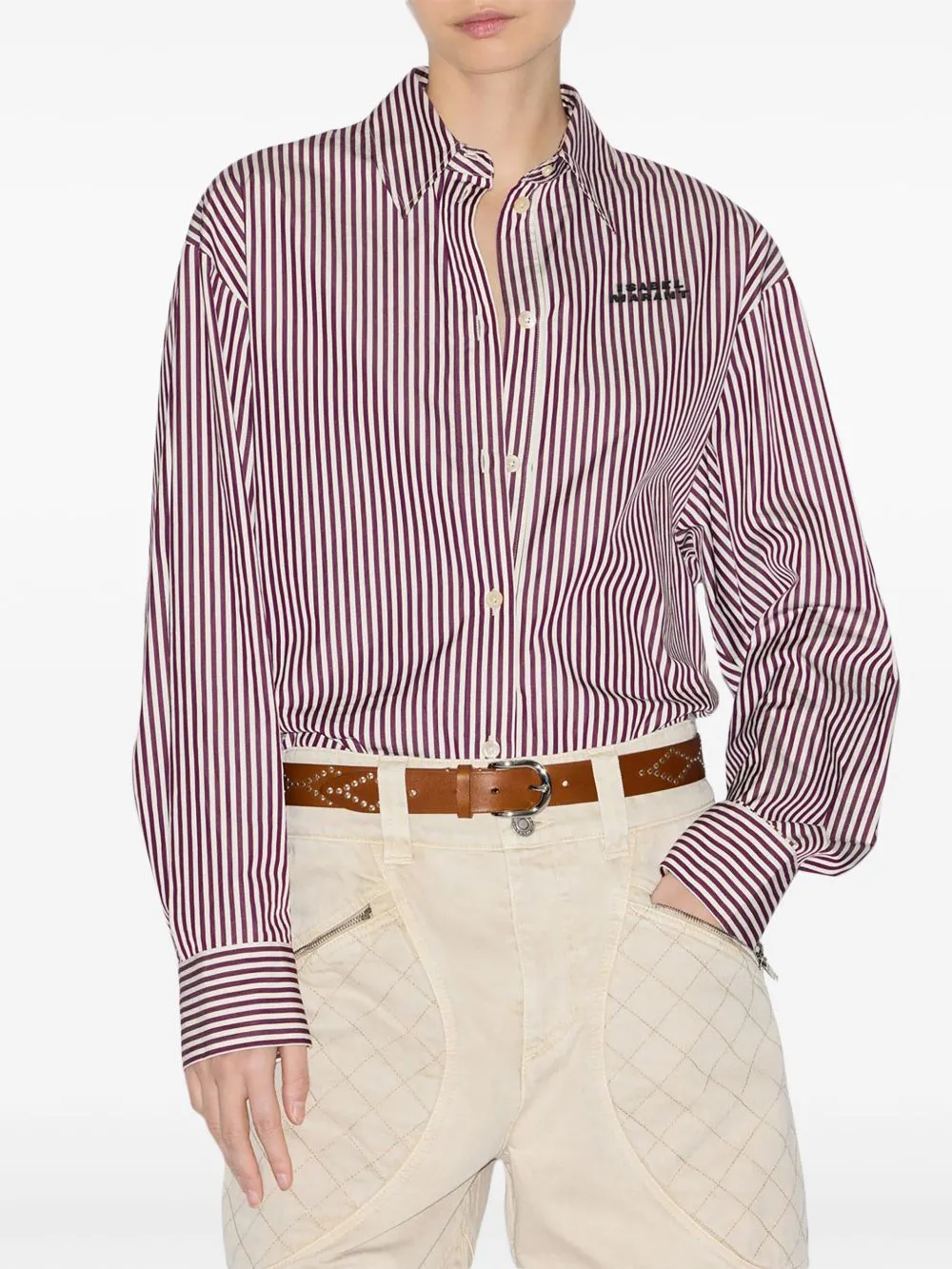 Isabel Marant Shirts Beige sold by Lord & Taylor product image thumbnail 3