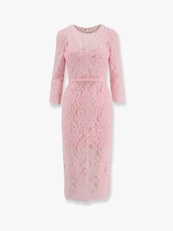 Lace Dress with Belt sold by Lord & Taylor