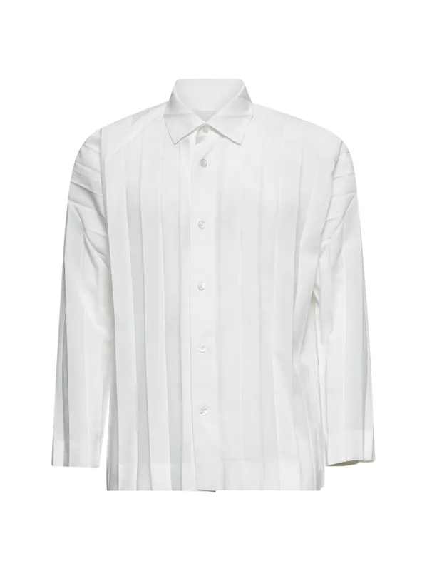 Issey Miyake White Edge Shirt made by Issey Miyake