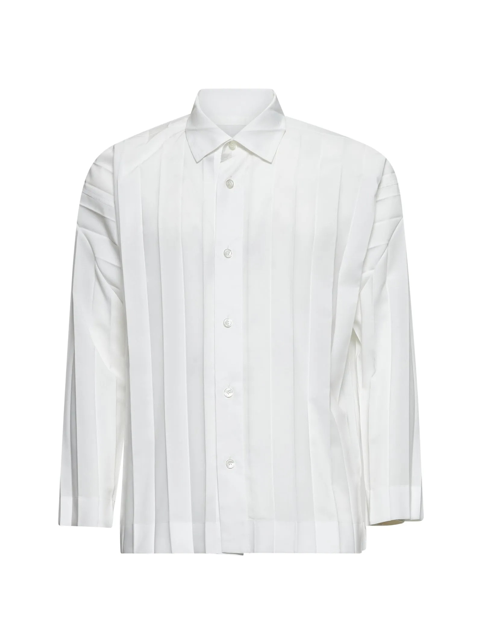 Issey Miyake White Edge Shirt sold by Lord & Taylor