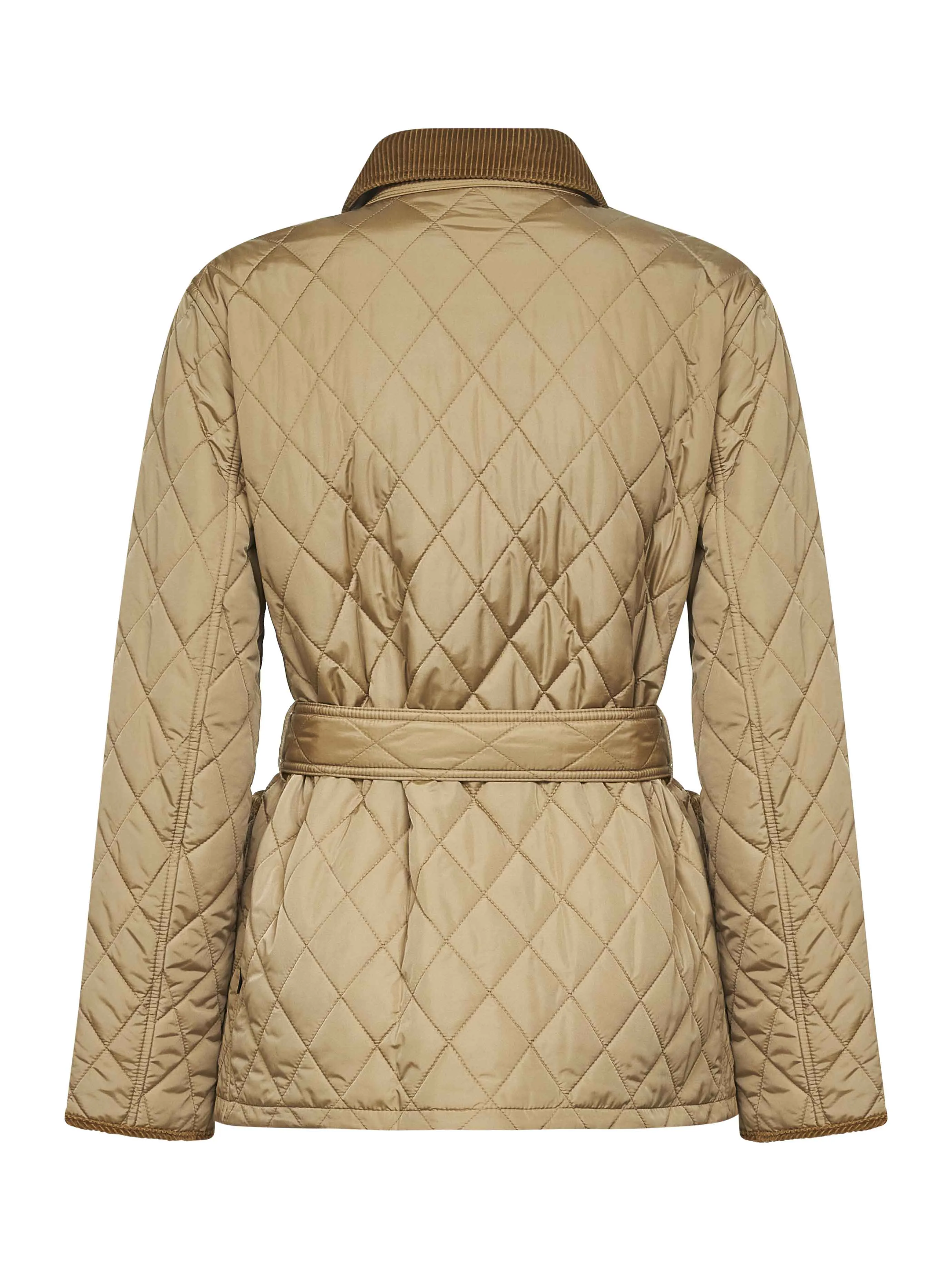 Beige Quilted Belted Jacket sold by Lord & Taylor product image thumbnail 2