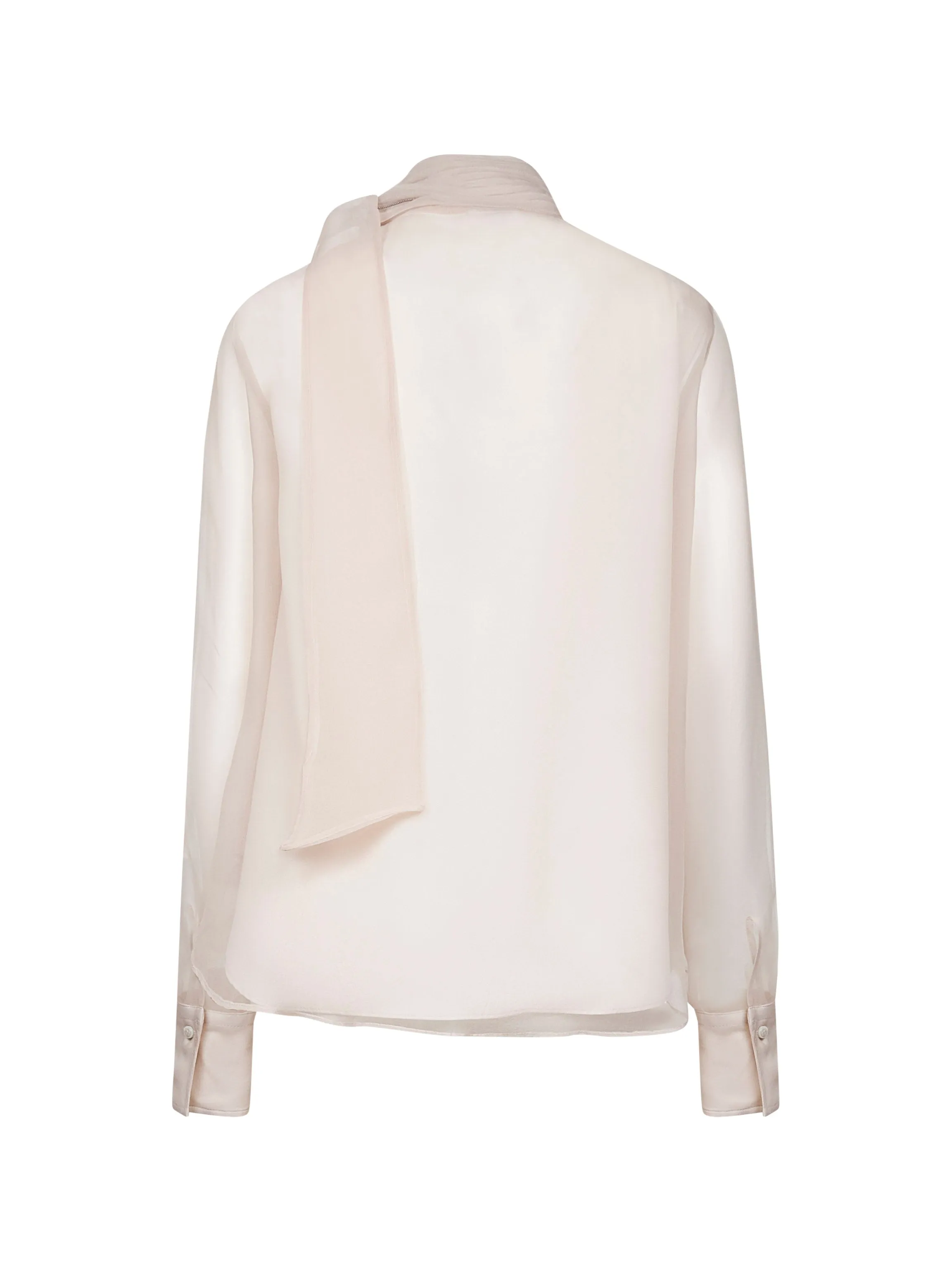 Beige Crispy Silk Monili Blouse sold by Lord & Taylor product image thumbnail 2