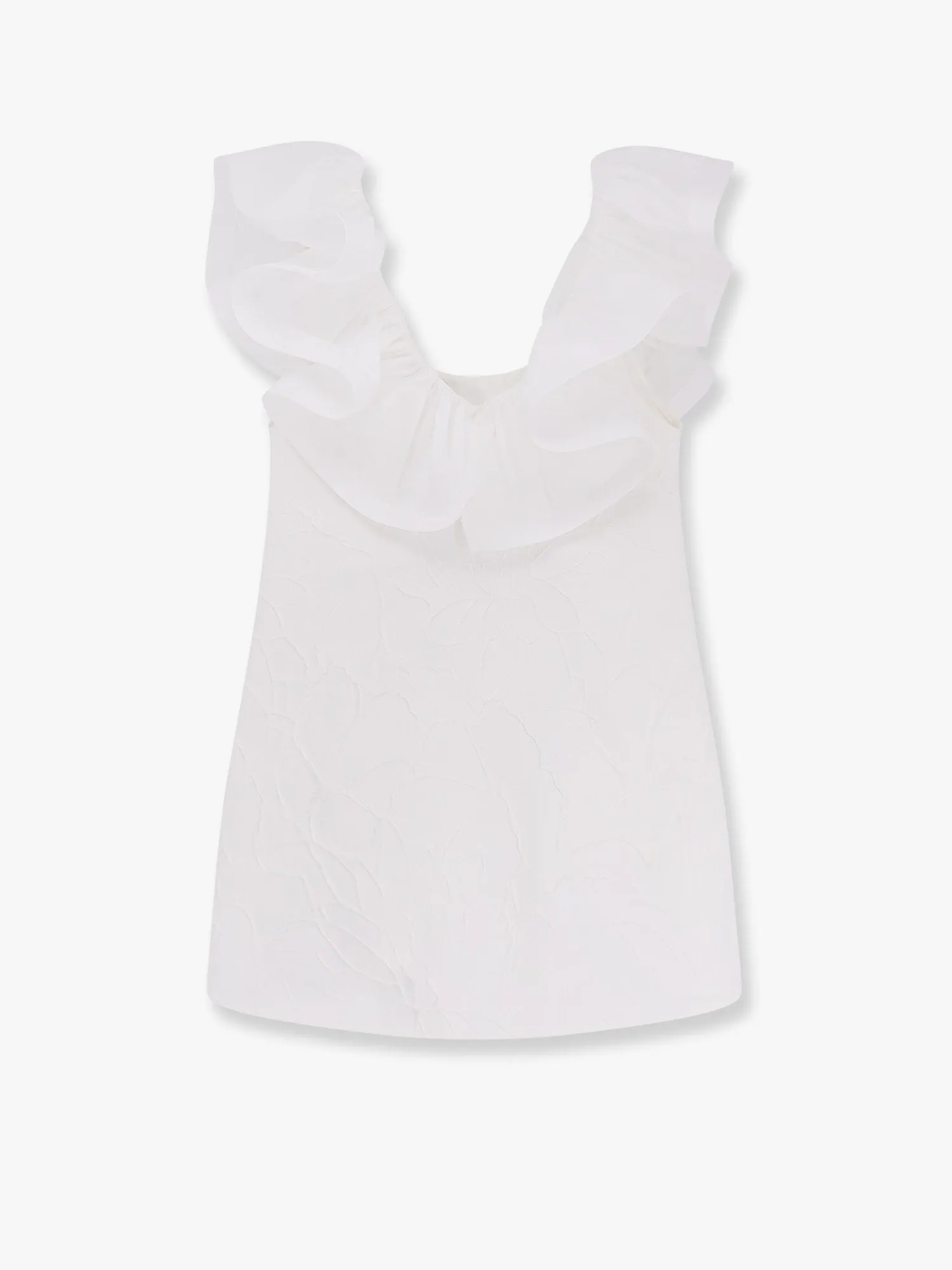 Floral jacquard mini dress with ruches sold by Lord & Taylor product image thumbnail 2