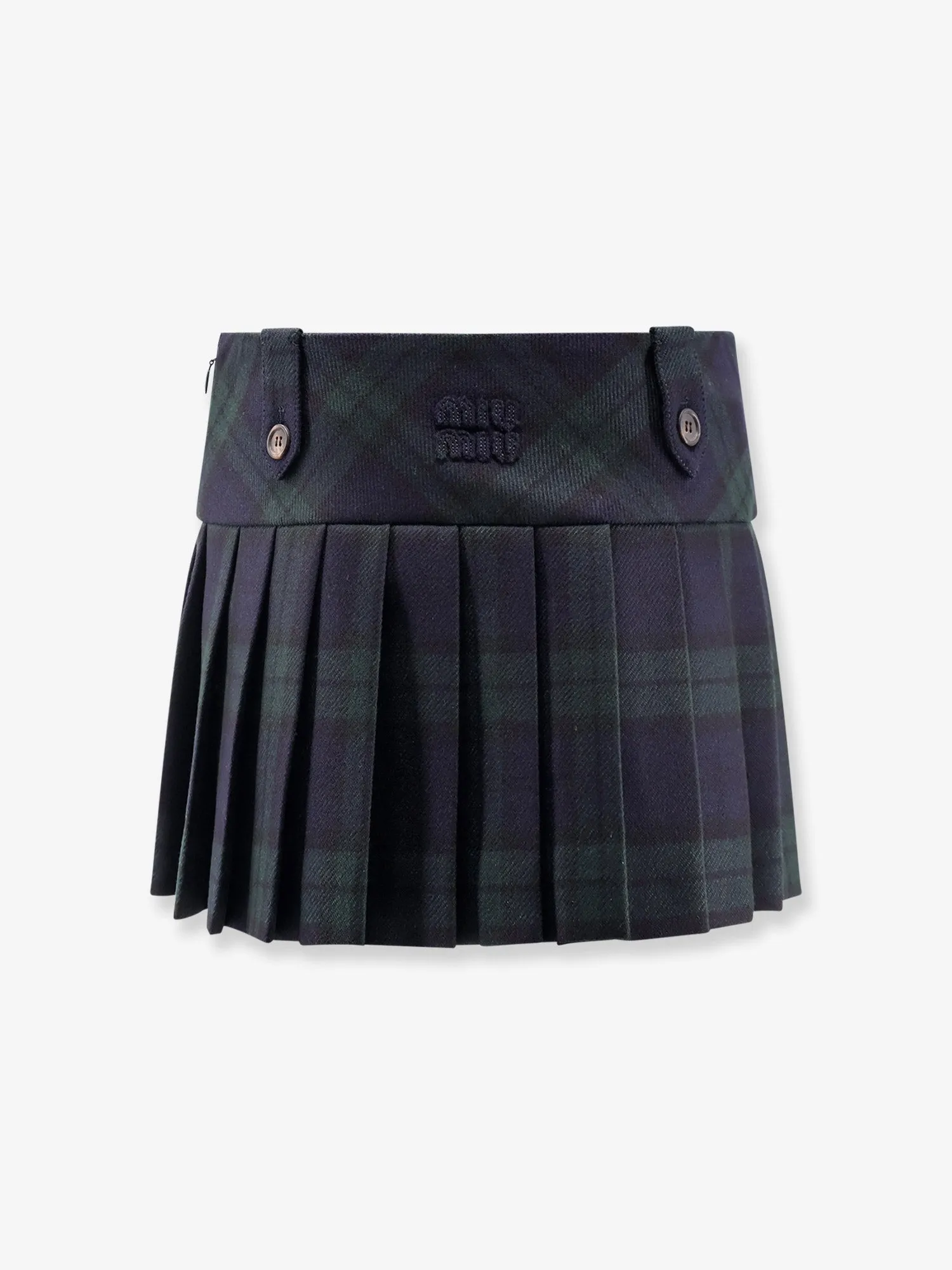 Check virgin wool mini skirt sold by Lord & Taylor product image thumbnail 2