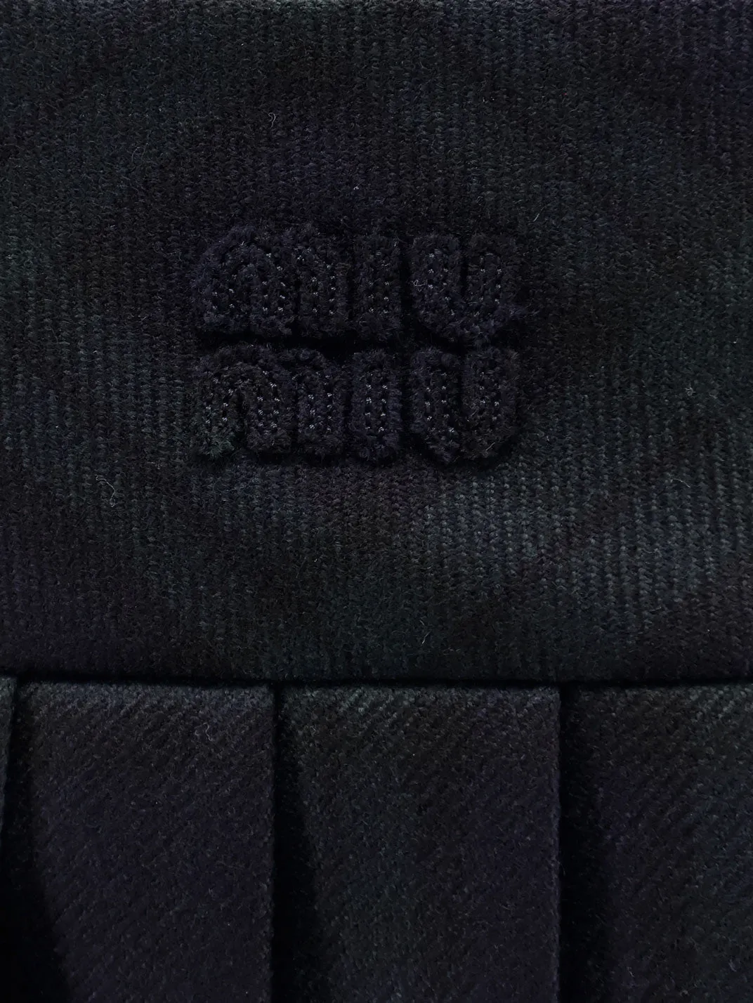 Check virgin wool mini skirt sold by Lord & Taylor product image thumbnail 3