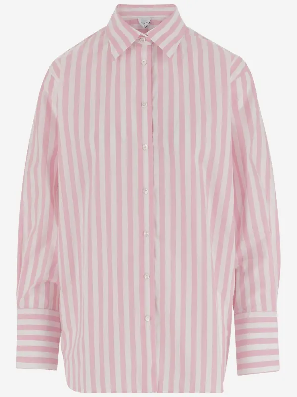 Cotton Shirt with Striped Pattern sold by Lord & Taylor
