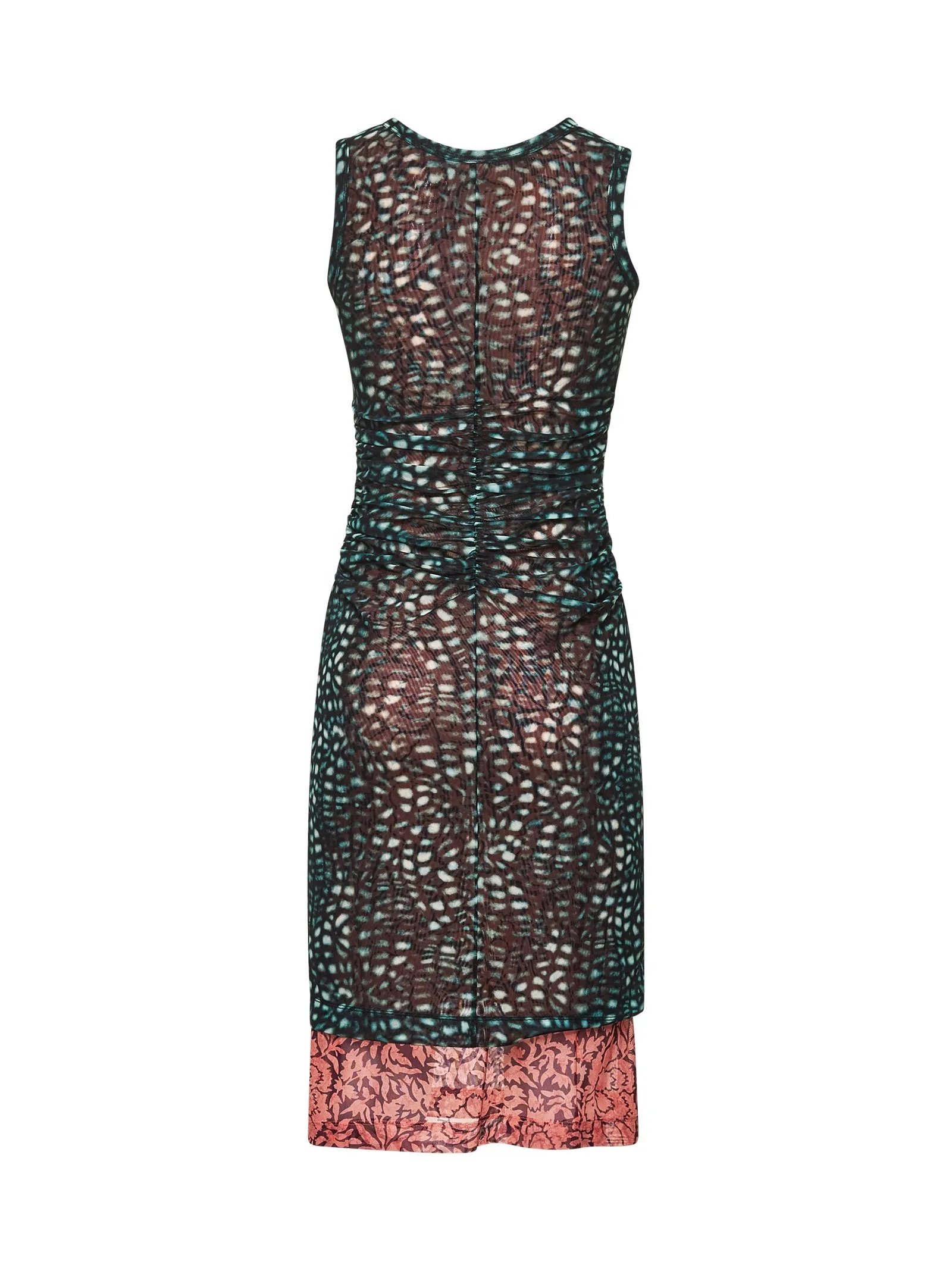 Printed Mesh Layered Midi Dress sold by Lord & Taylor product image thumbnail 2