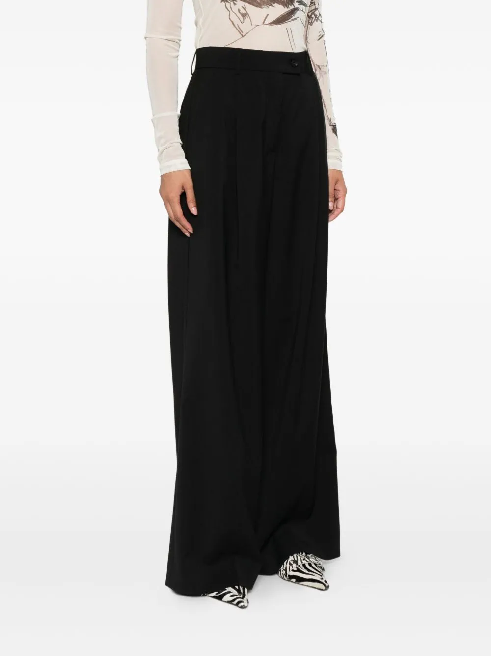 SPORTMAX PRE Trousers Black sold by Lord & Taylor product image thumbnail 4