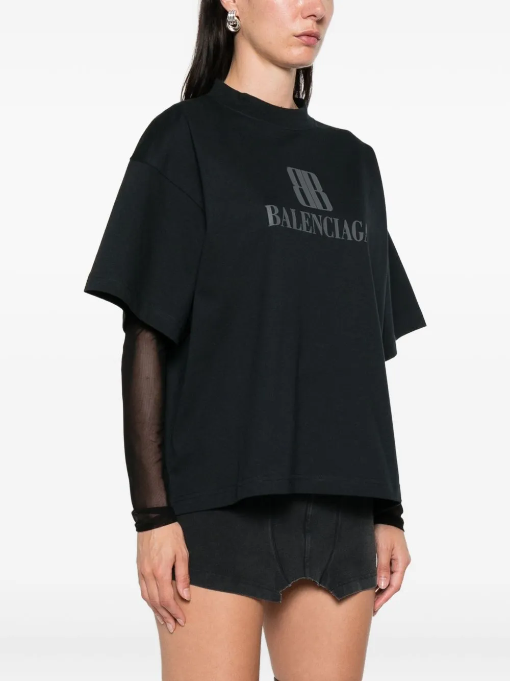 Balenciaga T-shirts and Polos Black sold by Lord & Taylor product image thumbnail 5