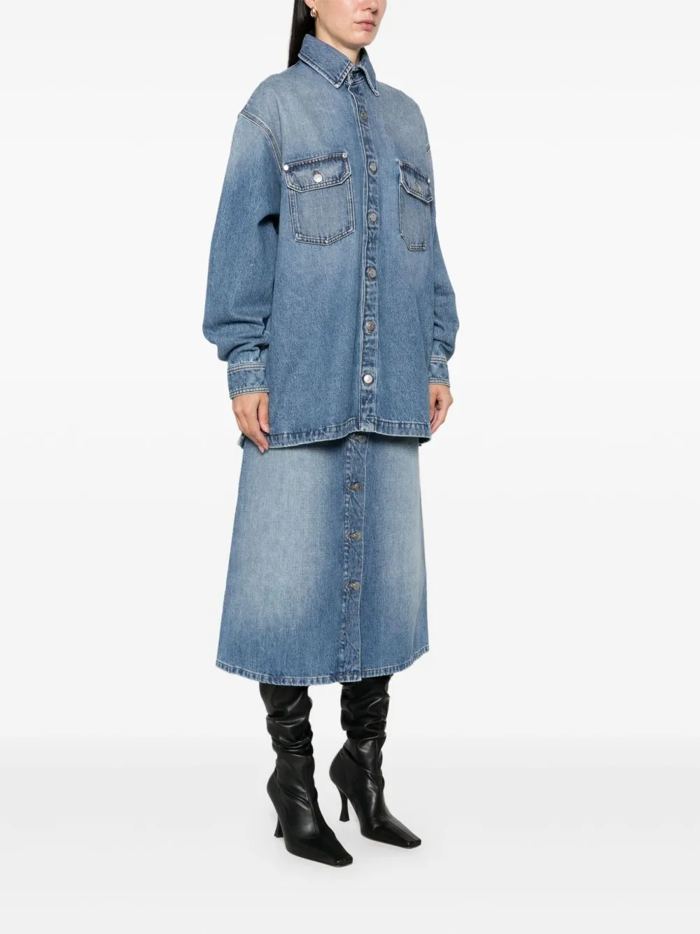 Stella McCartney Shirts Blue sold by Lord & Taylor product image thumbnail 5