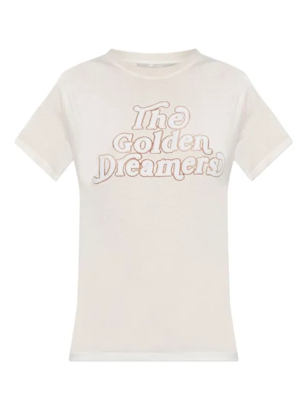 Golden Goose T-shirts and Polos White made by Golden Goose