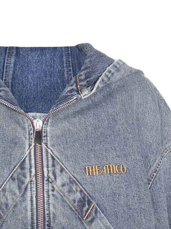 The Attico Coats Clear Blue sold by Lord & Taylor