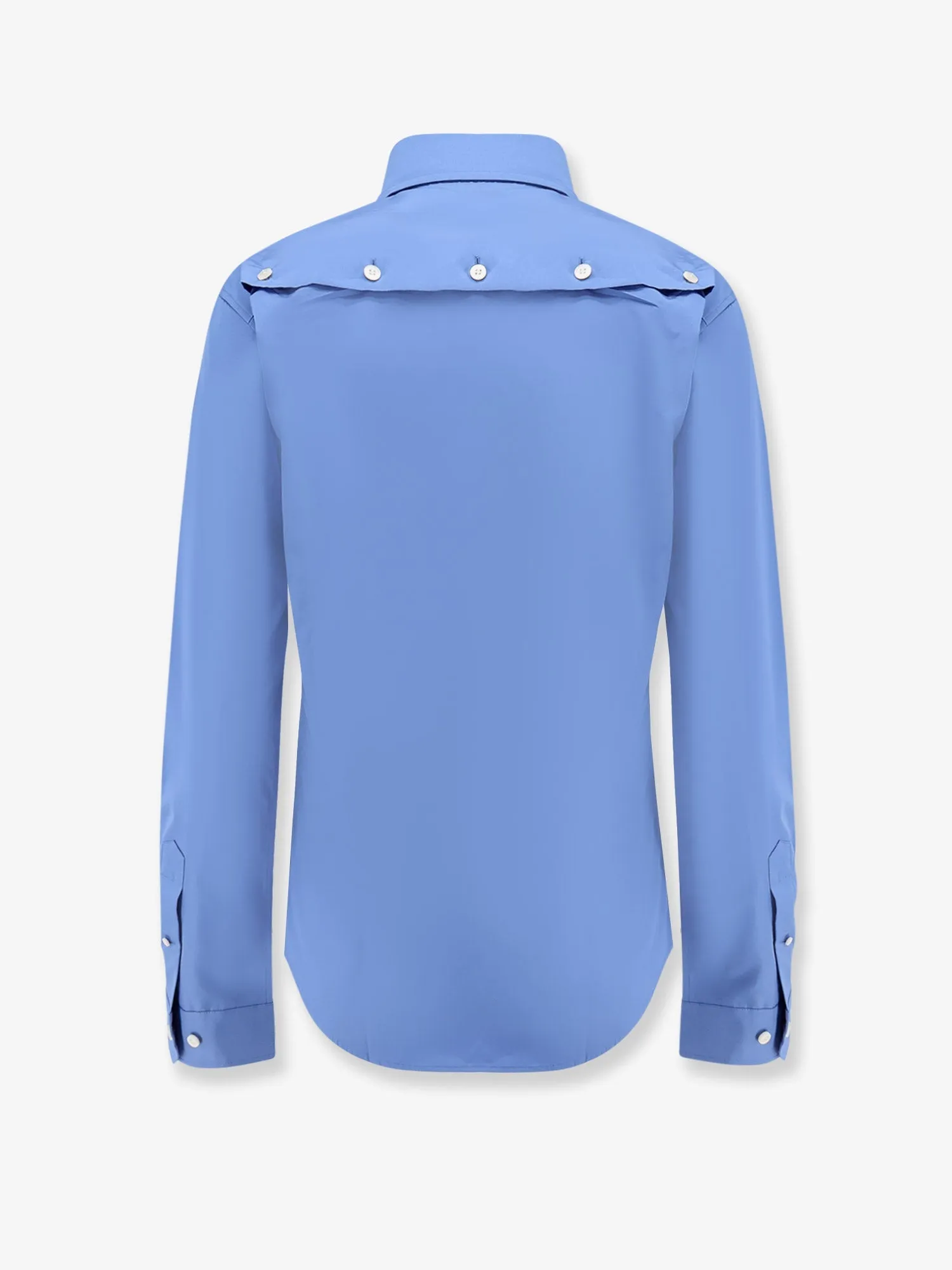 Cotton popeline shirt with logo embroidery sold by Lord & Taylor product image thumbnail 5