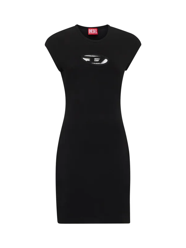 Black Stretch Cotton D-Angiel Mini Dress sold by Lord & Taylor