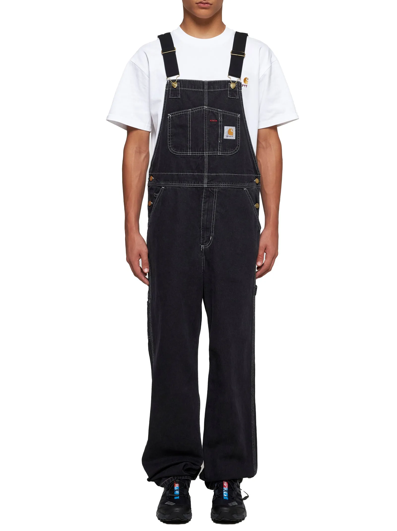 Carhartt WIP Black Denim Bib Overall sold by Lord & Taylor product image thumbnail 2