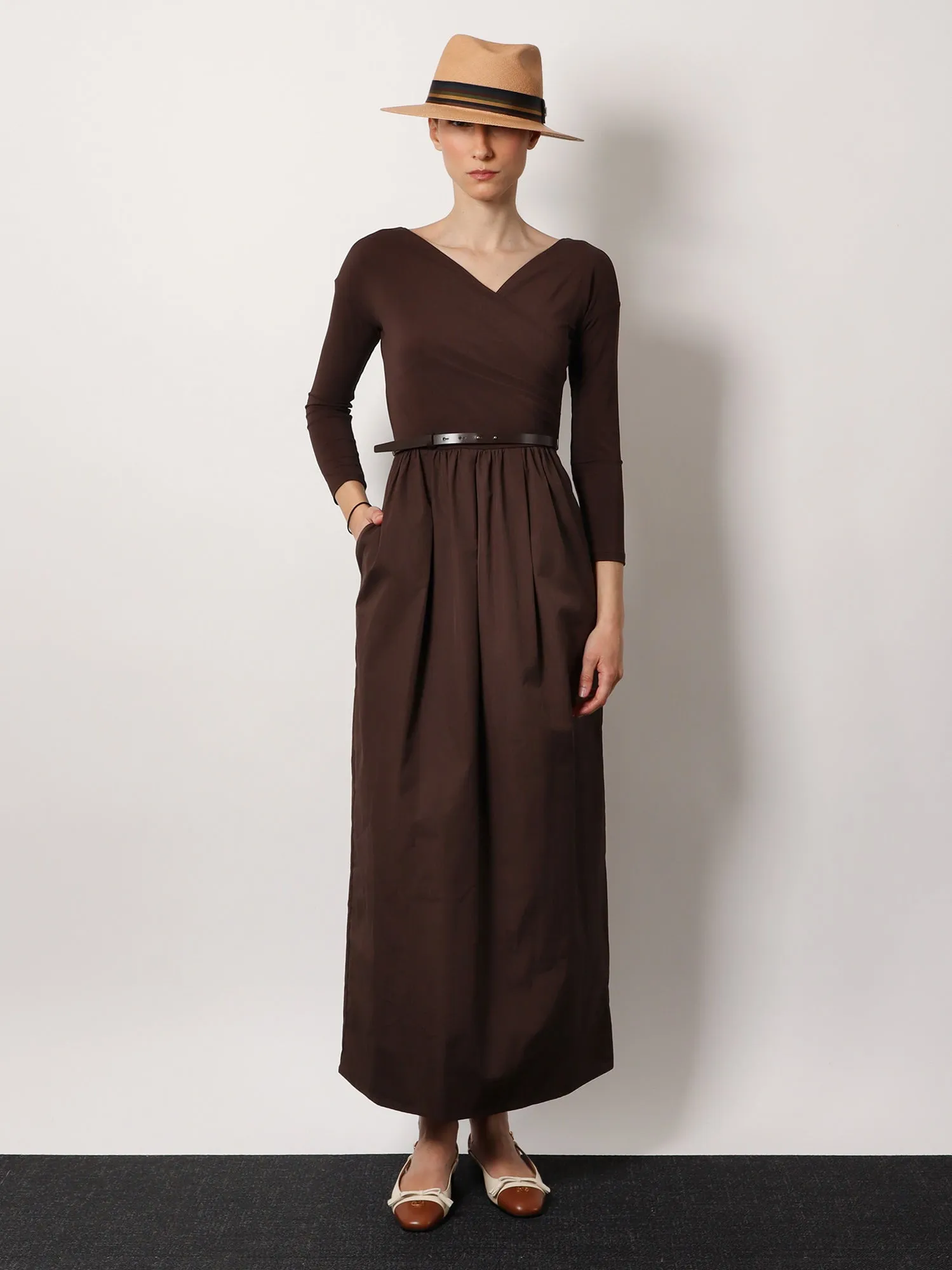 Kaiser Cotton Poplin and Jersey Dress sold by Lord & Taylor product image thumbnail 2